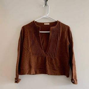 J CREW Cropped Sweater. Size Small